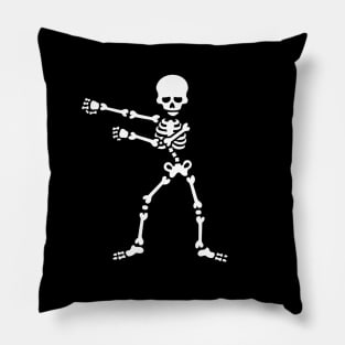 The floss dance flossing backpack boy kid skeleton Pillow