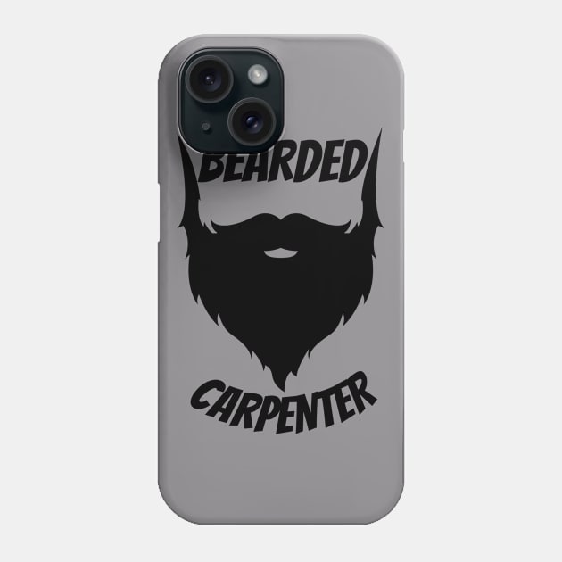 bearded carpenter Phone Case by MisaMarket