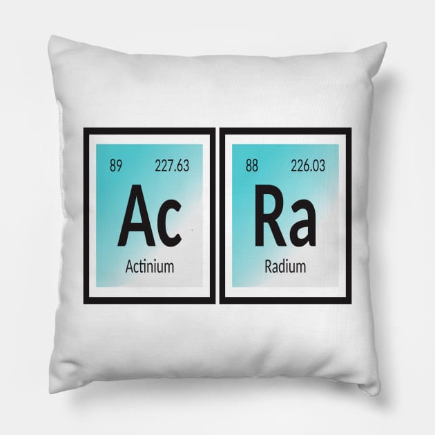 Accra Periodic Table Pillow by Maozva-DSGN