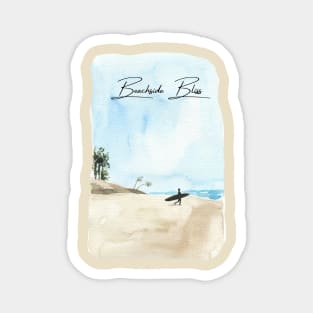 Beachside Bliss watercolor Magnet