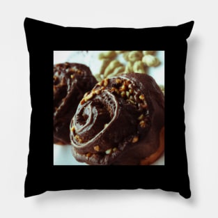 Chocolate Roll Pillow