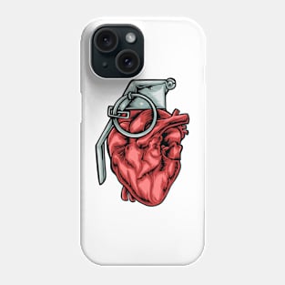 Heart Grenade Phone Case