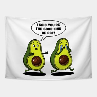 Avocado Good Kind Of Fat Tapestry