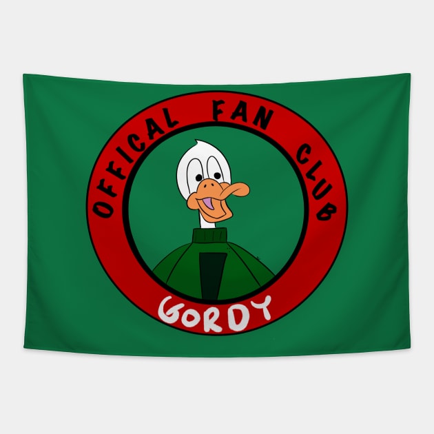 Gordy Fan Club Tapestry by Hot Cakes Comics