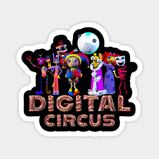 The Amazing Digital Circus Magnet by kiperb