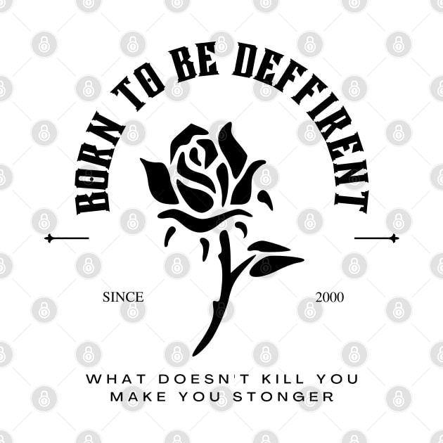 Born to be Different T-shirt Mug Coffee Mug Apparel Hoodie Sticker Gift by MushMagicWear