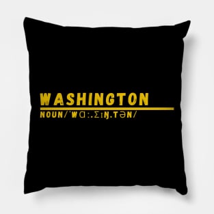 Word Washington Pillow