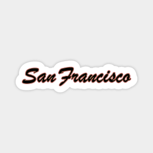 Football Fan of San Francisco Magnet