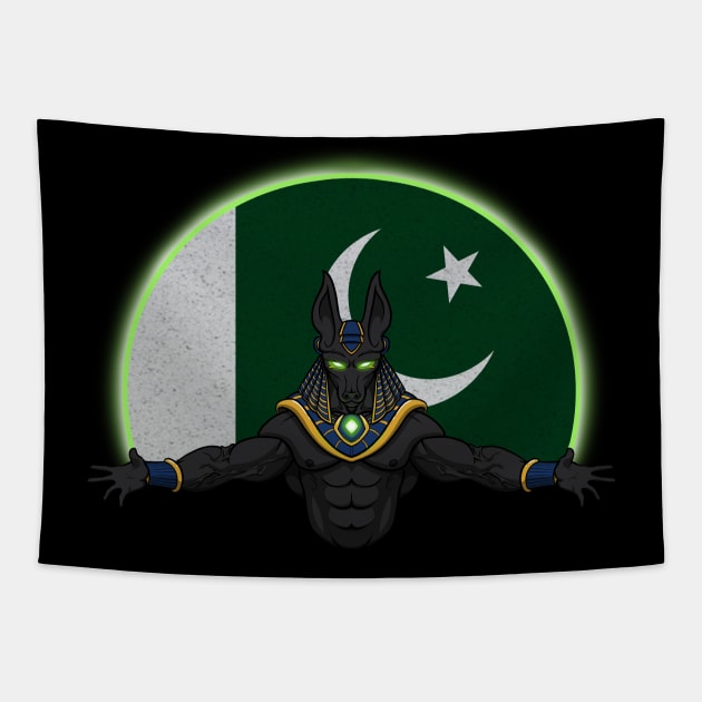 Anubis Pakistan Tapestry by RampArt
