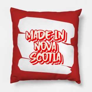 Made In Nova Scotia Canada Pillow