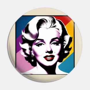 Famous Icon Marilyn Pin