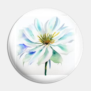 Watercolor Flower Pin