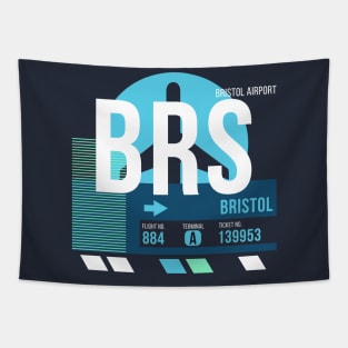 Bristol (BRS) Airport // Sunset Baggage Tag Tapestry