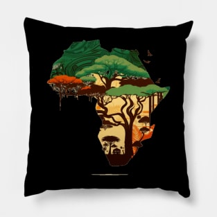 Embrace the breathtaking landscapes and vibrant culture of Africa, where every turn reveals a new masterpiece. Pillow