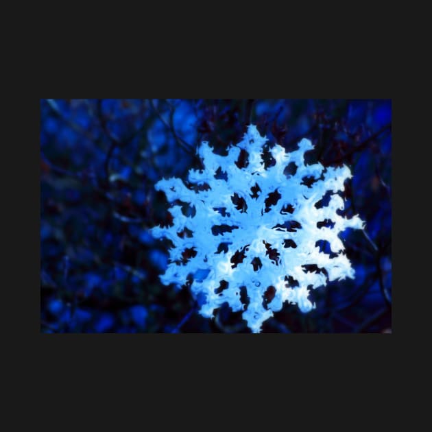 snowflake in blue 5 by DlmtleArt