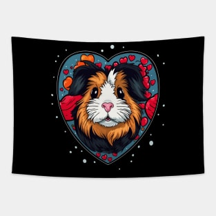 Guinea Pig Valentine Day Tapestry