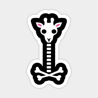 Psycho giraffe pirate skull Magnet