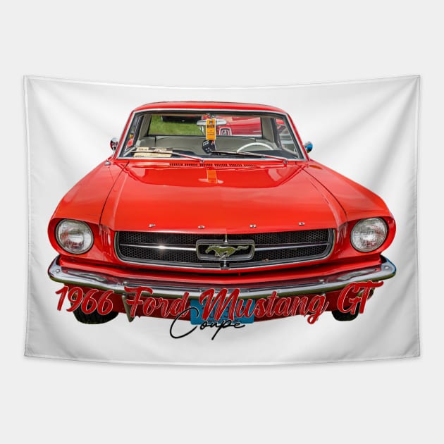 1966 Ford Mustang GT Coupe Tapestry by Gestalt Imagery