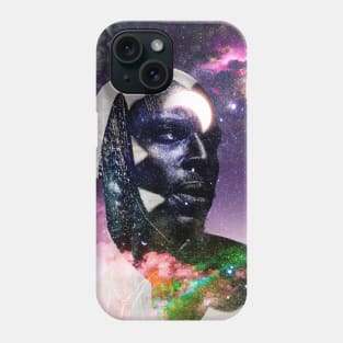 Black God Nebula Space Stars with Universe Phone Case