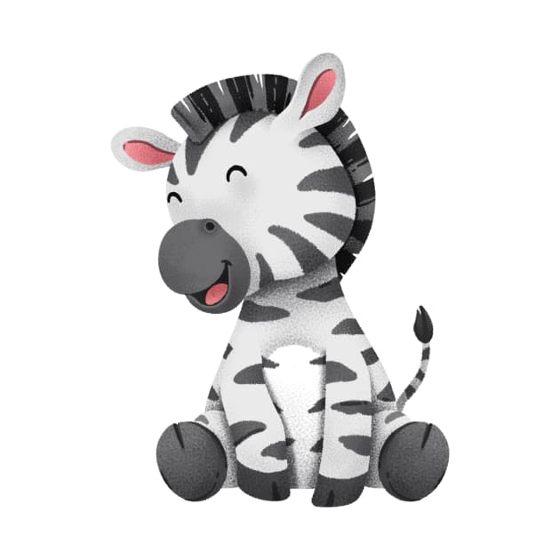 Happy Zebra by be yourself. design