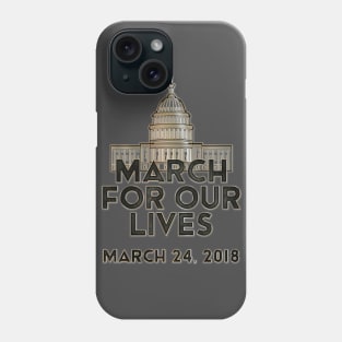 Enough is Enough 'March For Our Lives' T-Shirt T-Shirt Phone Case