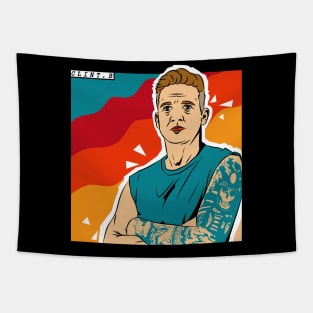 clint - most famous superhero Tapestry