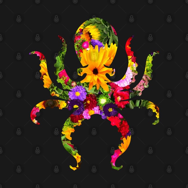 Floral Octopus by Muzehack