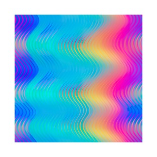 psychedelic rgb pattern gay pride T-Shirt