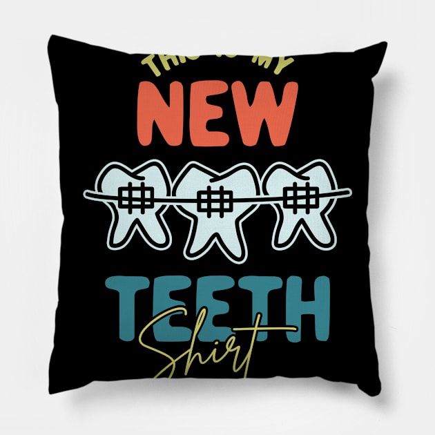 Funny Dental, Funny Dentist Pillow by maxdax