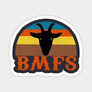 BMFS 70s Retro Sunset Magnet