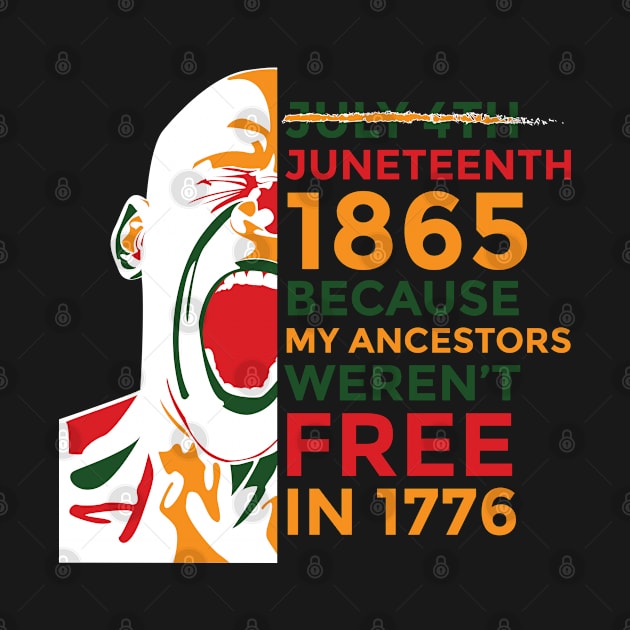 Afro Man Juneteenth Day 1865 June 19th - African American Pride Gifts by Lexicon