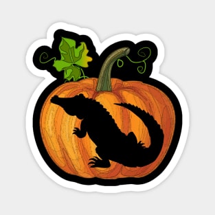 Crocodile in pumpkin Magnet