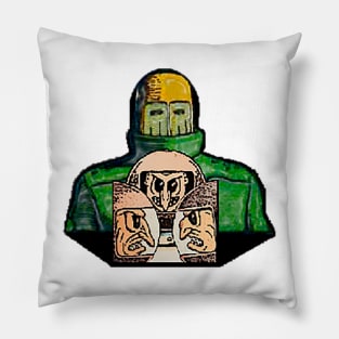 Aliens vs Angry Humans Pillow