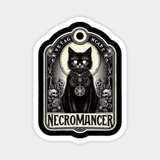 cat necromancer Magnet