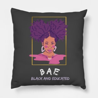 BAE Black and Educated Pillow