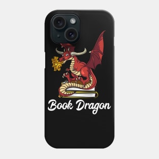 Book Dragon Reading Phone Case