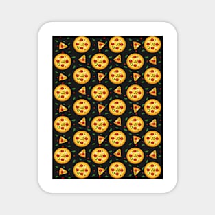 Abstract Pizza Pattern Magnet