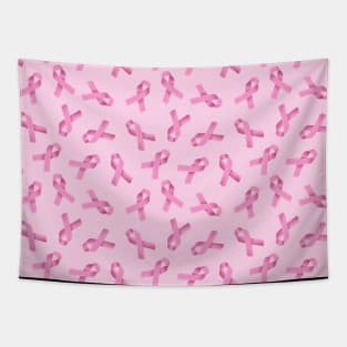 Breast Cancer Awareness Pink Ribbon Pattern Tapestry