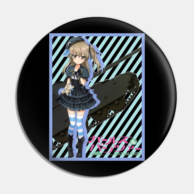 Kawaii Tank Shimada Alice Pin by ThomaneJohnson