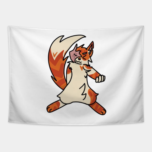 Brightheart Whipping Tapestry by ceolsonart