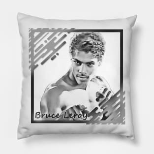 Bruce Leroy in Black & White Frame Concept Pillow