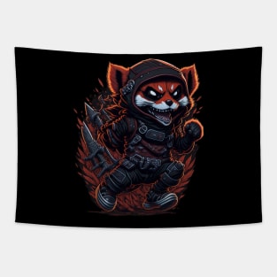 Red Panda Ninja_019 Tapestry