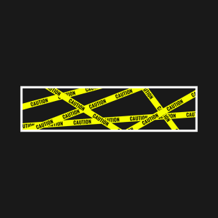 Caution Tape By Minimal DM T-Shirt