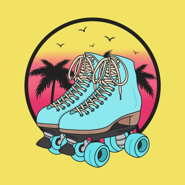 Retro roller skates by Jasmwills