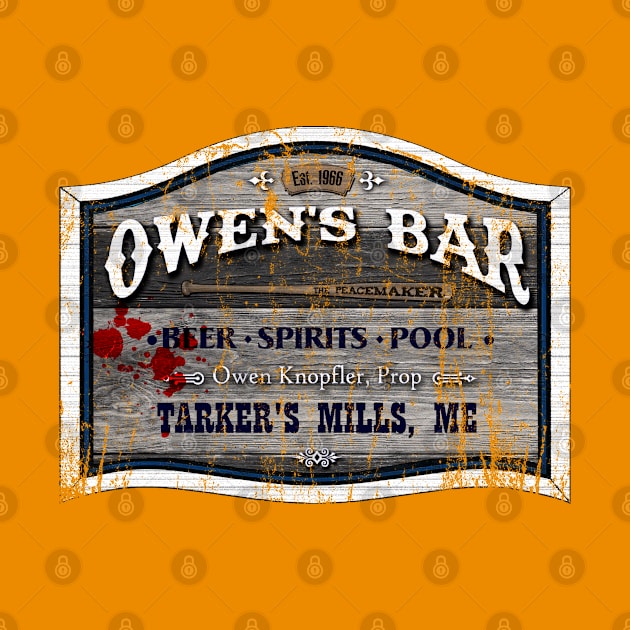 Owen's Bar distressed by woodsman