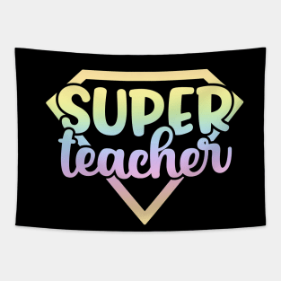 Super teacher - funny teacher quote Tapestry