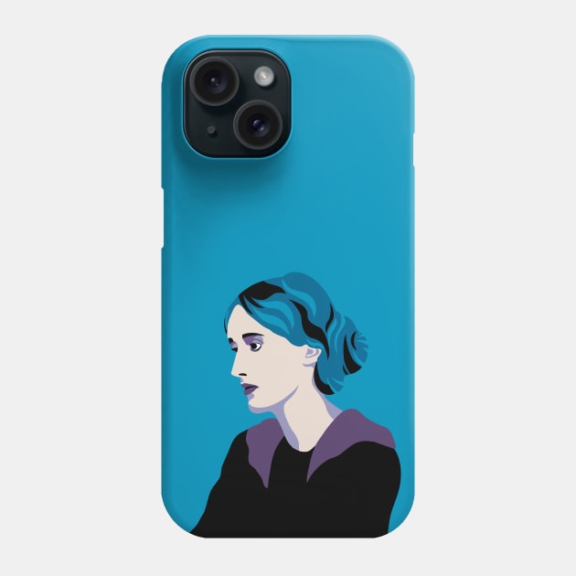 Writer Virginia Woolf Phone Case by RoeArtwork