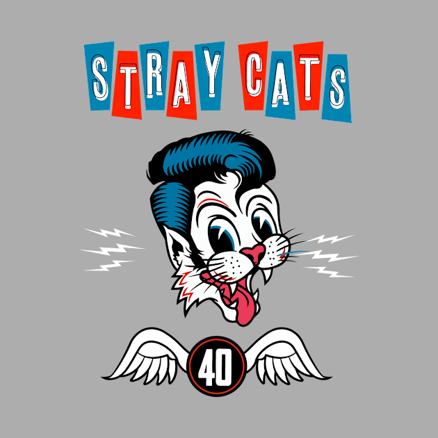 Stray Cats 2019 40th Anniversary Concert Tour by Leblancd Nashb