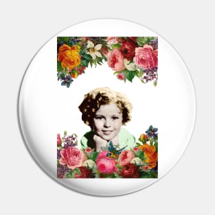 Shirley Temple Spring Pin