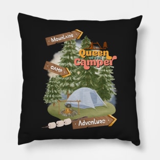 Love camping Adventure Explore the world travel lover summer spring Pillow